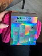 Nieuw Nuxe blemish control routine set + toilettasje, Ophalen of Verzenden, Nieuw, Gehele gezicht