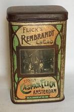 Flicks Rembrandt Cacao, Erven Caspar, Cacao blik, Verzamelen, Blikken, Verzenden, Gebruikt, Overige, Overige merken