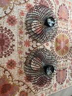 2 lampenkappen zwart staal met Philips Hue lampen, Ophalen, Zo goed als nieuw, Minder dan 50 cm