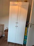 BRIMNES kledingkast 2 deuren - wit, Ophalen, Overige materialen, Gebruikt, 50 tot 100 cm