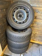 4 Winterbanden continental met velg, Auto-onderdelen, Ophalen, Gebruikt, 15 inch, Banden en Velgen