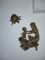 Antieke Wanddecoratie Moeder & Kind met Zon, Antiek en Kunst, Ophalen