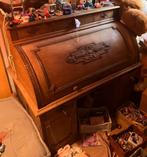 Oude antiek bureau roldeur bureau, Ophalen, Gebruikt, Zwart, Vleugel