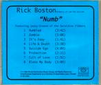 cd van Rick Boston – Numb, Ophalen of Verzenden, Zo goed als nieuw, Poprock