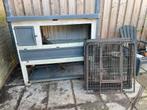 T.E.A.B Ferplast konijnenhok grand lodge + buiten ren, Dieren en Toebehoren, Ophalen, 90 cm of meer, Konijn, Hok