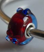 Trollbeads BLAUWE BLOEMKNOP, Sieraden, Tassen en Uiterlijk, Bedels, Gebruikt, -, Verzenden, -