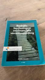 Bedrijfsbeslissingen en financiële verantwoording, Ophalen of Verzenden, Gamma, Gelezen, HBO