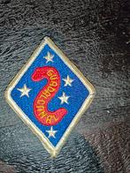 Patch USMC 2nd Marine Division Guadalcanal .., Ophalen of Verzenden, Marine, Amerika, Embleem of Badge