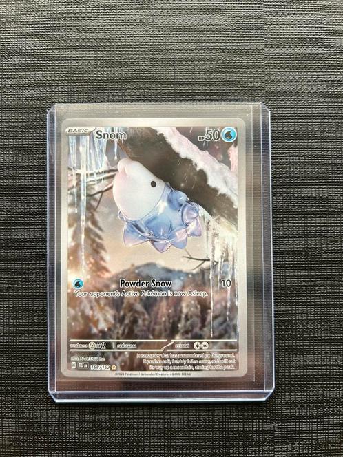 Snom 168/162 Pokémon Kaart, Hobby en Vrije tijd, Verzamelkaartspellen | Pokémon, Zo goed als nieuw, Losse kaart, Foil, Verzenden