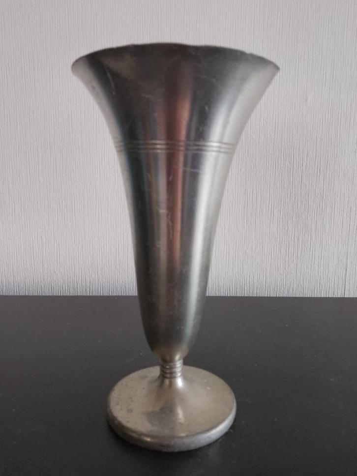 Zuiver Tinnen Kelk van Dovo, Antiek en Kunst, Antiek | Tin, Ophalen of Verzenden