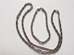 Zilveren ketting en armband set man, Ophalen of Verzenden, Zo goed als nieuw, Zilver, Zilver