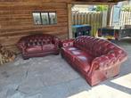 Chesterfield bank, Ophalen, Gebruikt, 75 tot 100 cm