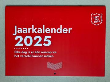 Jaarkalender Leger des Heils 2025 beschikbaar voor biedingen