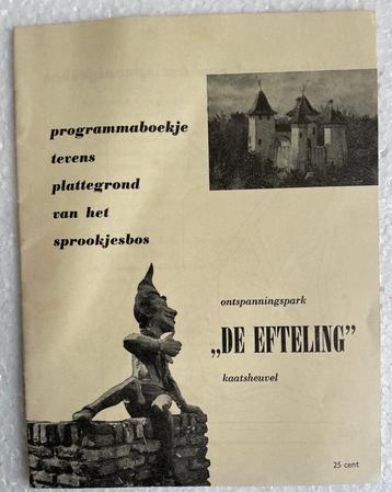 programmaboekje Sprookjesbos, ontspanningspark, DE Efteling. beschikbaar voor biedingen