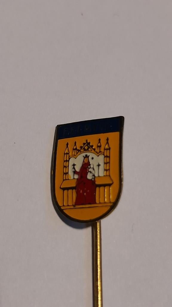 Geëmailleerde Drenthe speld, Verzamelen, Speldjes, Pins en Buttons, Ophalen of Verzenden, Gebruikt, Stad of Land, Speldje of Pin