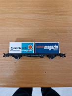Marklin container wagon, Ophalen, Wisselstroom, Wagon, Zo goed als nieuw