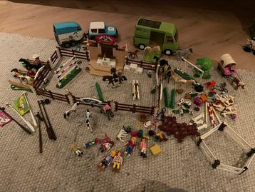 Playmobil set wedstrijd, auto met aanhanger en trailer beschikbaar voor biedingen