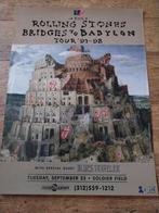 The Rolling Stones "Bridges To Babylon" 1997 Concert Poster., Overige formaten, Rock-'n-Roll, Ophalen of Verzenden, Zo goed als nieuw