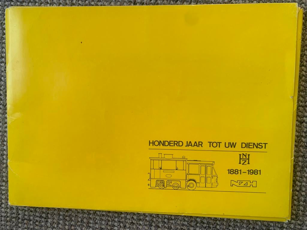 NZH Brochure 1881-1981., Verzamelen, Ophalen of Verzenden, Zo goed als nieuw, Trein, Boek of Tijdschrift