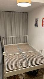 IKEA Bedframe LEIRVIK, Ophalen, Gebruikt, Wit, Tweepersoons