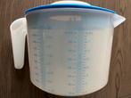 Tupperware mixerkom/maatbeker Mix en meet 2 liter, Ophalen of Verzenden, Gebruikt, Blauw, Beker of Kan