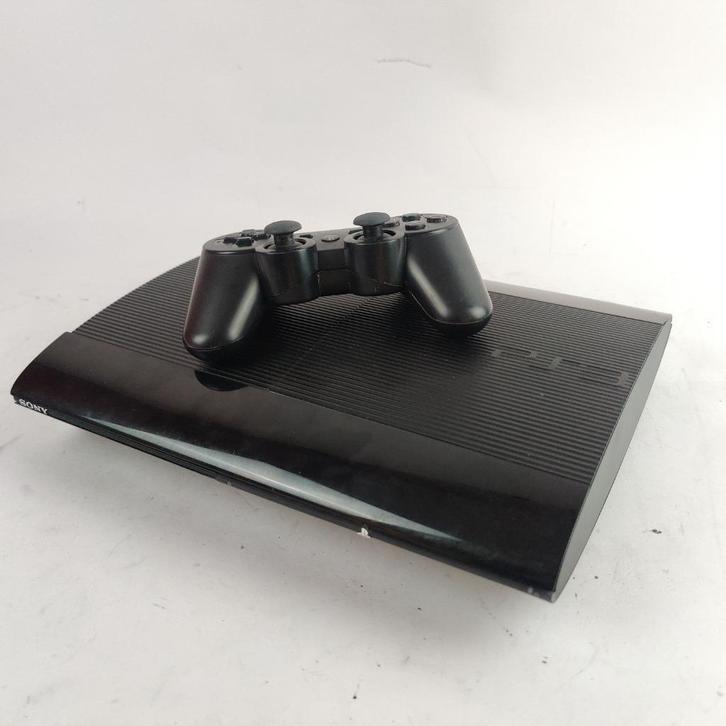 Playstation 3 Superslim 500gb + Controller || nu voor €99.99, Spelcomputers en Games, Games | Sony PlayStation 3, Zo goed als nieuw