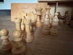 Houten kistje staunton Jeu d’Echees Chess Set schaakstukken, Hobby en Vrije tijd, Ophalen of Verzenden