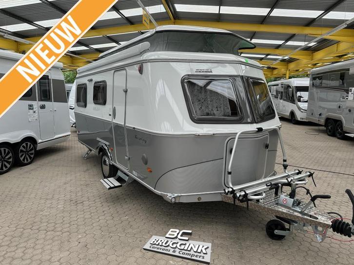 Eriba Touring 642, Caravans en Kamperen, Caravans, tot en met 3, Standaardzit, Eriba, 2 aparte bedden, Overige typen, 5 tot 6 meter