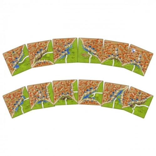 Carcassonne Mini Uitbreiding De Ophaalbruggen 999 Games, Hobby en Vrije tijd, Gezelschapsspellen | Bordspellen, Nieuw, Een of twee spelers