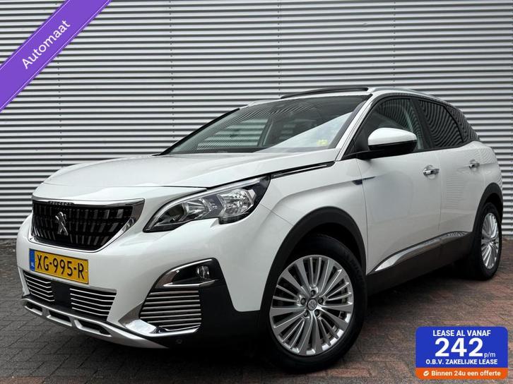 Peugeot 3008 1.2 GT Line Autom Panodak Cruise Carplay Led 19, Auto's, Peugeot, Bedrijf, Te koop, ABS, Airbags, Airconditioning