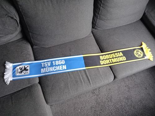 Splinternieuwe TSV 1860 München - Borussia Dortmund sjaal, Verzamelen, Sportartikelen en Voetbal, Nieuw, Vaantje of Sjaal, Buitenlandse clubs