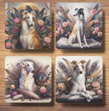 Barsoi Barok stijl onderzetters met houder beschikbaar voor biedingen