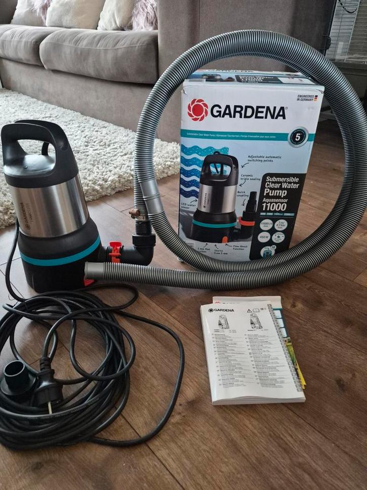 Gardena dompelpomp, Tuin en Terras, Waterpompen, Zo goed als nieuw, Dompelpomp, Ophalen