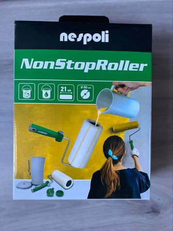 Non stop verf roller voor latex, NIEUW 