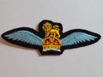 Engelse glider piloten wing met oude kroon., Verzamelen, Ophalen of Verzenden, Luchtmacht, Engeland, Embleem of Badge