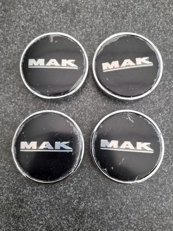 4 Stuks naafdoppen/naafkapjes MAK 61mm. beschikbaar voor biedingen
