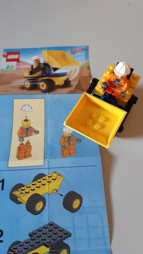 6470 Lego - mini dumpwagen, Ophalen of Verzenden, Gebruikt