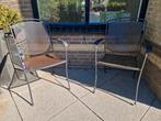 4 metalen Ketler stoelen., Overige materialen, Gebruikt, Stoel, Tuinset