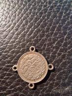 Zilveren 10 Cent Munt Hanger - Wilhelmina, Zilver, Ophalen of Verzenden, 10 cent, Koningin Wilhelmina