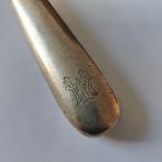 Hollands glad Gero 2 verzilverde dinermessen MONOGRAM WH HW, Antiek en Kunst, Antiek | Bestek, Ophalen of Verzenden