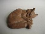 Aardewerk beeld poes gesigneerd Leo Muysken (1907-1984), Ophalen of Verzenden