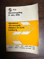 Dienstregeling  Midden & Zuid Limburg 1976, Verzamelen, Ophalen, Gebruikt, Trein, Boek of Tijdschrift