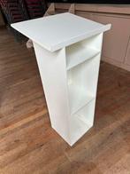 Witte Houten Katheder, Ophalen, Tafelpoot, Gebruikt, Minder dan 50 cm