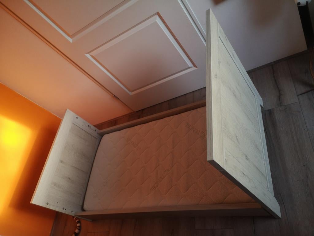 Interbaby ledikant London 70 x 140cm Incl. Juniorzijden, Ophalen, 140 tot 160 cm, 70 tot 85 cm, Lattenbodem