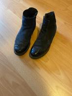Blauwe, leren enkellaarsjes maat 39  van Christian Dietz, Blauw, Lage of Enkellaarzen, Ophalen of Verzenden, Zo goed als nieuw