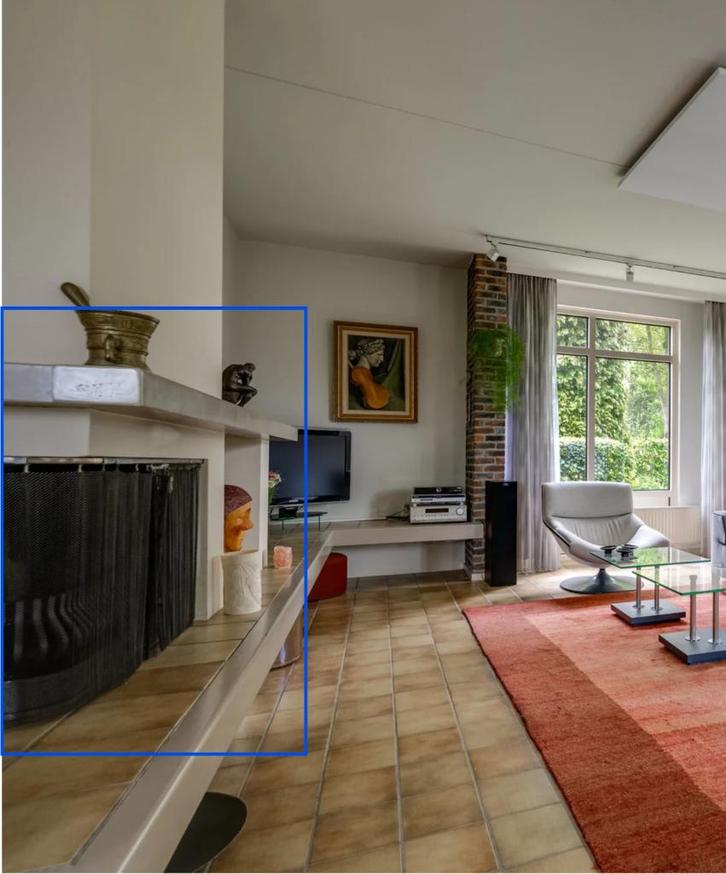 Hoekhaard, Huis en Inrichting, Haarden, Gebruikt, Houthaard, Ophalen