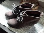 Dames schoenen - maat 38 - korte laarzen - donkerbruin, Deichmann, Bruin, Lage of Enkellaarzen, Ophalen of Verzenden