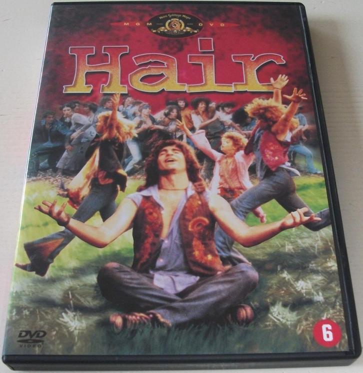 Dvd *** HAIR *** De spirit van de jaren '60, Cd's en Dvd's, Dvd's | Muziek en Concerten, Zo goed als nieuw, Vanaf 6 jaar, Ophalen of Verzenden