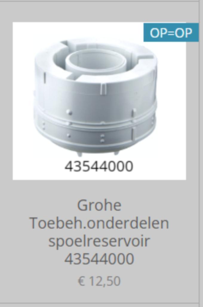 Grohe Toebeh.onderdelen spoelreservoir 43544000, Doe-het-zelf en Verbouw, Sanitair, Nieuw, Toilet, Ophalen of Verzenden