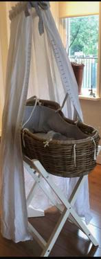 Kidsmill mozes wiegje met koeka bekleding, Ophalen, Zo goed als nieuw, Wieg